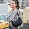 Women's Shoulder Bag Eco-Friendly Leather Multi-Compartment Black Large Capacity Tote