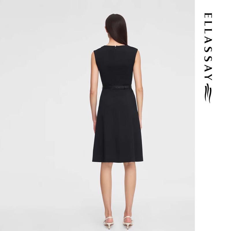 ELLASSAY EWE352Y04700 Комфортное миди-платье А-силуэта