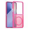 Подходящий чехол-кожура для Z Flip 7, складывающийся вверх-вниз, магнитный, с ощущением кожи, полупрозрачный 6