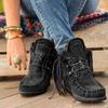 Fashion Women's Boots 2023 Winter New Platform 40 -- Tassel Lace-up Women's Ankle