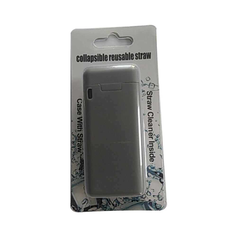 Folding Stainless Steel Drinking Straw for Milk Soup
