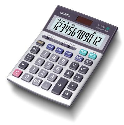 Casio Подлинный практичный калькулятор 12 цифр, соответствующий закону о зеленых закупках, настольный тип DS-12WT-N