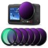 Filter Set for Concept Osmo Action Be Installed by Simply Inserting It Directly Into the Original ND Neutral Density CPL Polarizing Lens AGC Optical