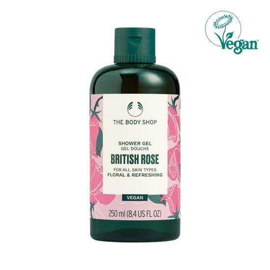 The Body Shop British Rose Shower Gel 250ml (Vegan)