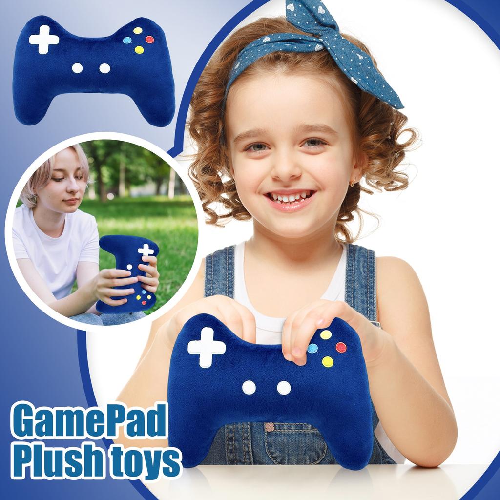 Игровая консоль, плюшевые игрушки, уютный мягкий домашний креативный геймпад, кукла, подушка для куклы