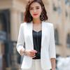 Naviu, новый модный блейзер, женские куртки, летняя одежда, белое пальто с короткими рукавами, офисная женская рабочая одежда, топы