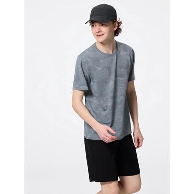 Боковая бесшовная круглая горловина с узором T Ga