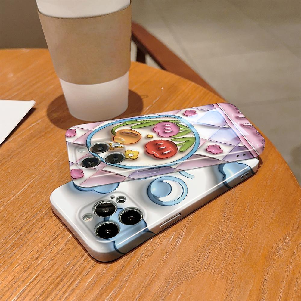 Универсальный чехол для телефона с пленкой, мультяшный модный дизайн, твердый корпус, полное покрытие камеры, противоударный защитный чехол для OPPO Realme OnePlus Infinix Tecno