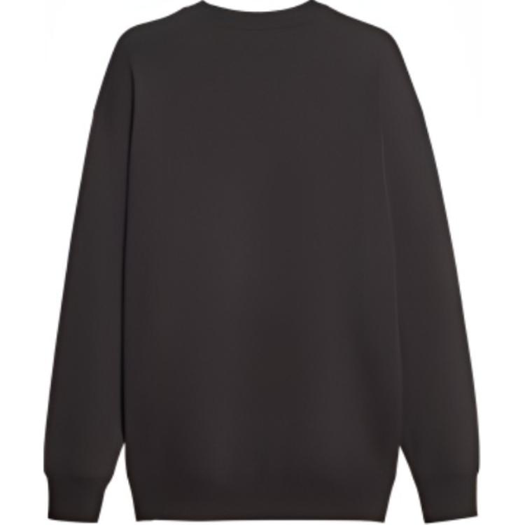 Puma Classics Letter Logo Embroidered Sports Casual Pullover Crewneck Sweatshirt Men Sweatshirt Black 623438-01