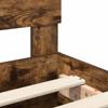 Bed Frame Smoked Oak 70 x 190 cm Engineered Wood