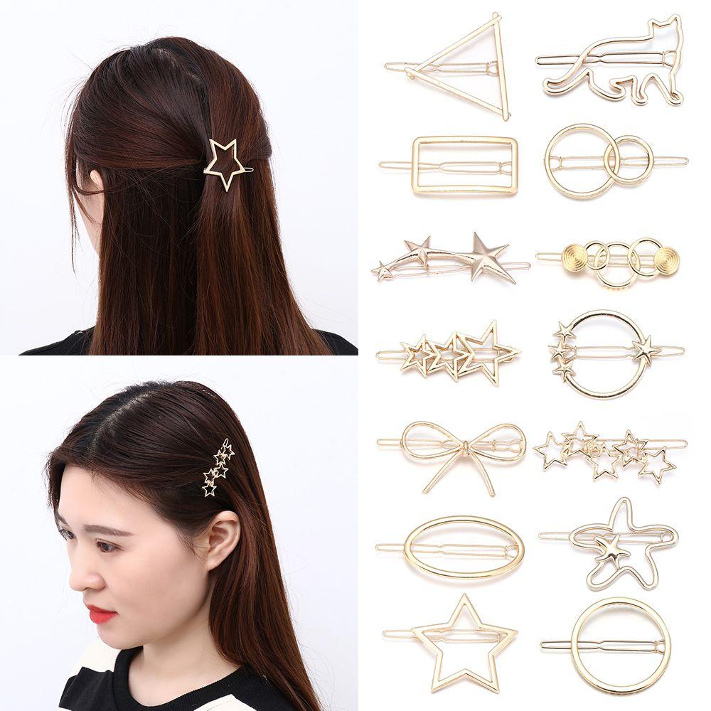 Beautiful Hair Accessories Headwear Hairgrip Snap Barrette Metal Hair Pin Girls Hair Clips