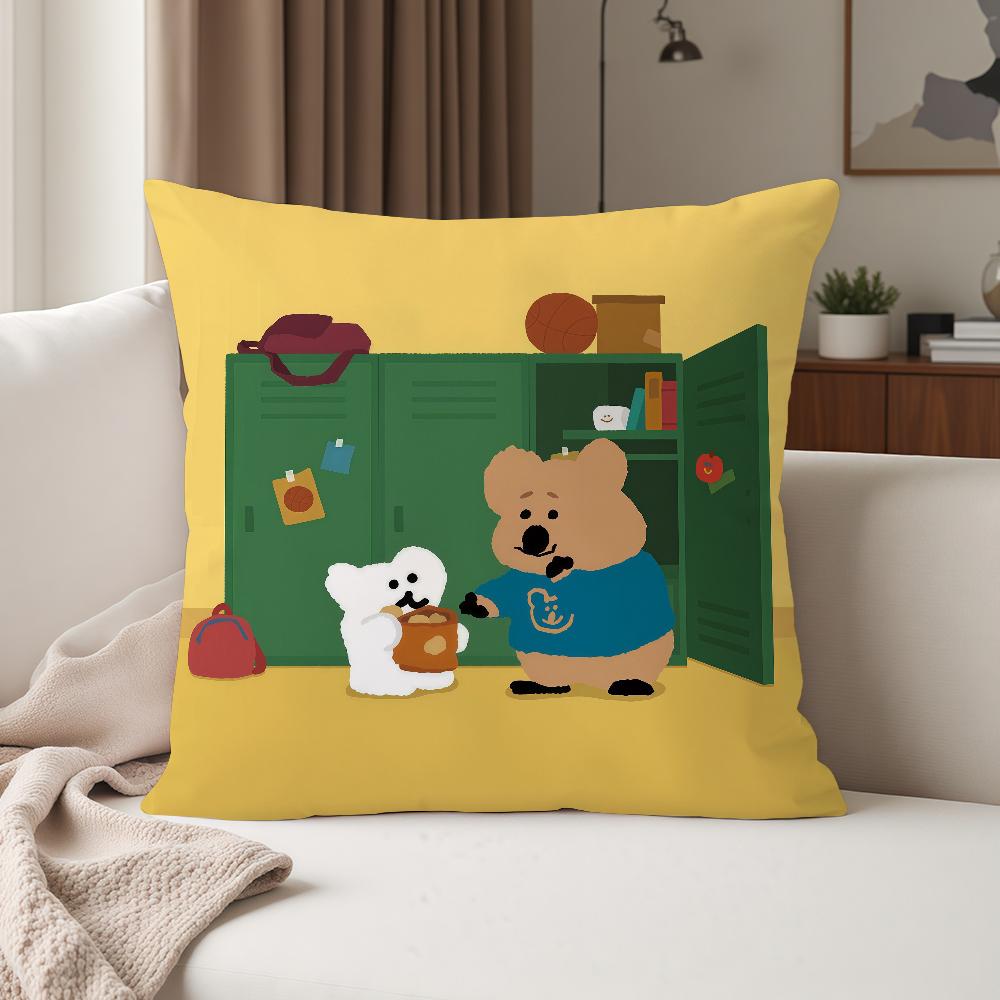 Fashion DDinotaengS Cute Pillow Case Suitable For Bedrooms Living Rooms Cars Home Decoration