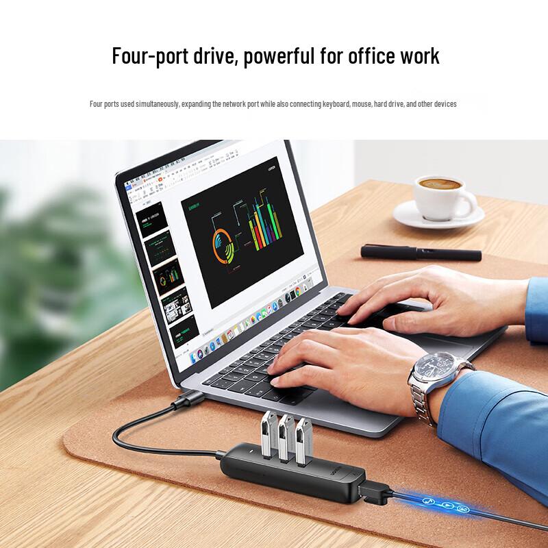 UGREEN USB 3.0 Hub with Gigabit Ethernet Adapter