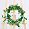 Wreath Bow Green Wreath St. Patrick's Day Decoration Door Hanging