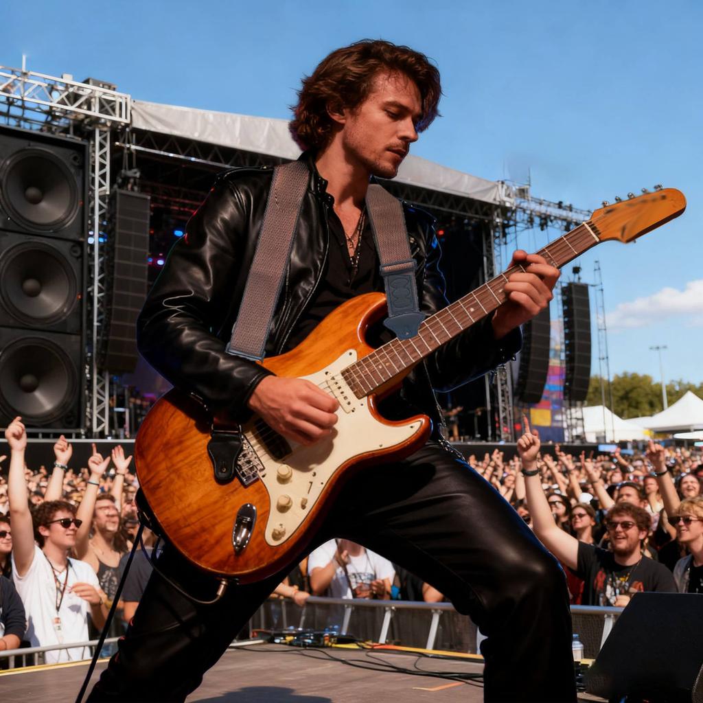 Guitar Strap Adjustable Hard Wearing Comfortable Cotton Guitar Strap Belt with Pick Pockets for Outdoor Travel Brown