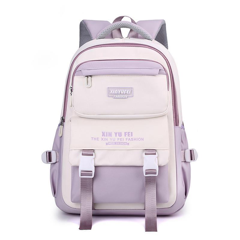 Versatile Casual Dual Color Backpack For Outdoor Travel Suitable For Boys And Girls