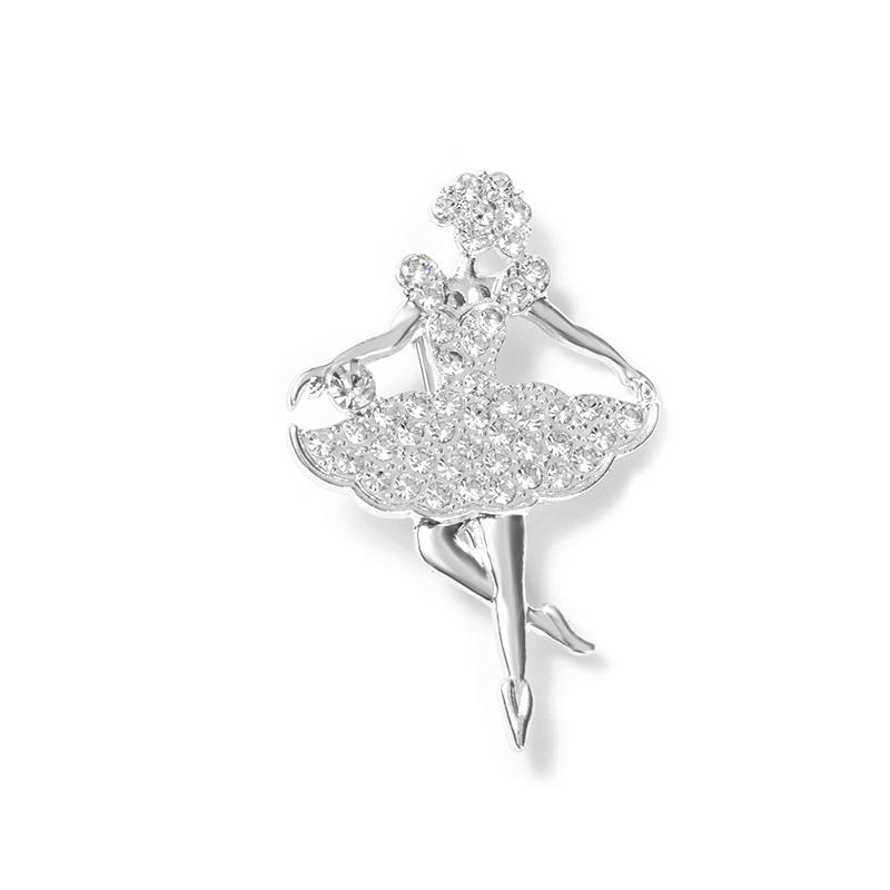 Милые броши в виде танцующих девочек  Броши-булавки в виде балерин AVE