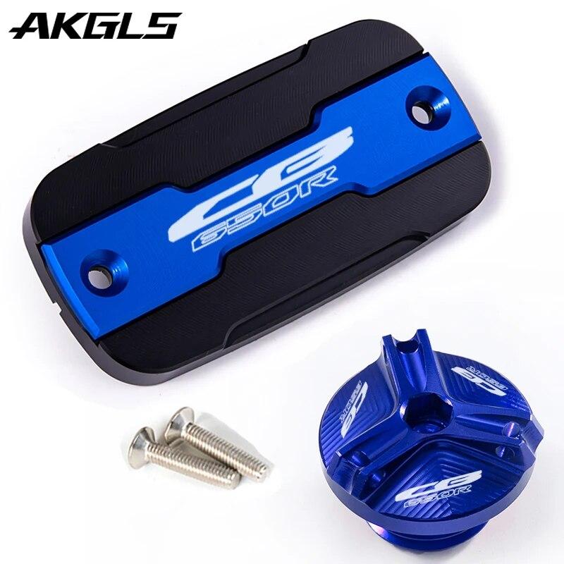 For HONDA CB650R CBR650R CBR 650R CB 650R Motorcycle Front Brake Fluid Tank Cap and Filling Port Cover Protection Accessories
