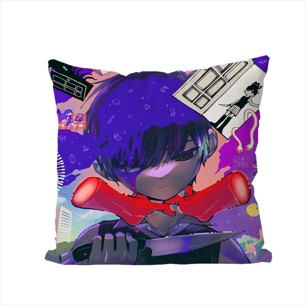 Игровой чехол для подушки OOMORI для автомобиля, дивана, декоративный, домашний, двусторонний принт, плюшевая, квадратная, декоративная подушка, чехол