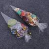 Wedding Supplies Jewelry  Plastic Candy Bag Snack Pocket Seal Cone Pouch Transparent Package