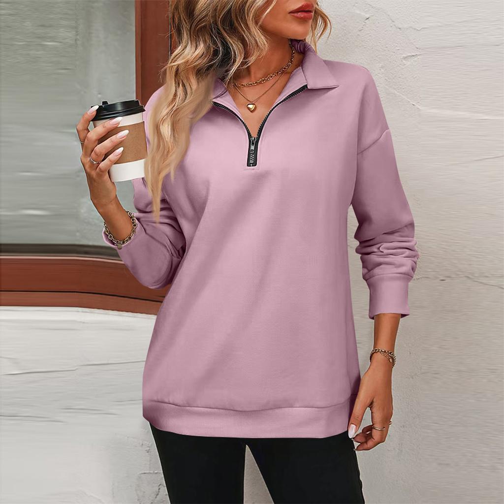 Women Tops Long Sleeve R-Neck Shirts Fall Fashion Casual Business Tunic Blouses