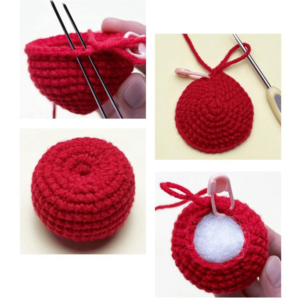 Beginner Crochet Kit Christmas Series Crochet Kit with Instruction Tutorials Video Tutorials Peasy Yarn Hook Needle A