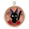 Marushin Studio Ghibli Delivery Service Jiji Ball Wreath with 1165058100 Pouch, Kiki's Carabiner,