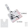 Marine Grade Stainless Steel 316 Cam Latch Flush Pull Deck Latch Lift Handle With Back Plate Boat Hardware Accessories