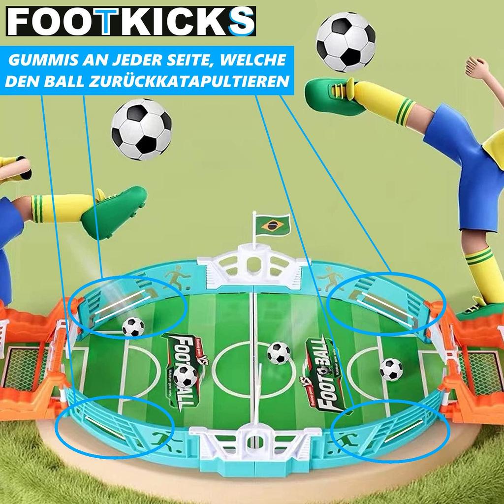 FOOTKICKS Mini Football Table Soccer Table Pinball Soccer Table Table Soccer