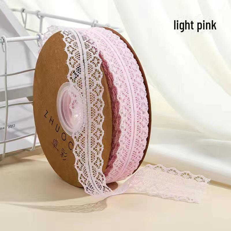 Лента из кружева ручной работы с узорами в виде бабочек и цветов, 50 ярдов — идеально подходит для самостоятельного изготовления и праздничной упаковки