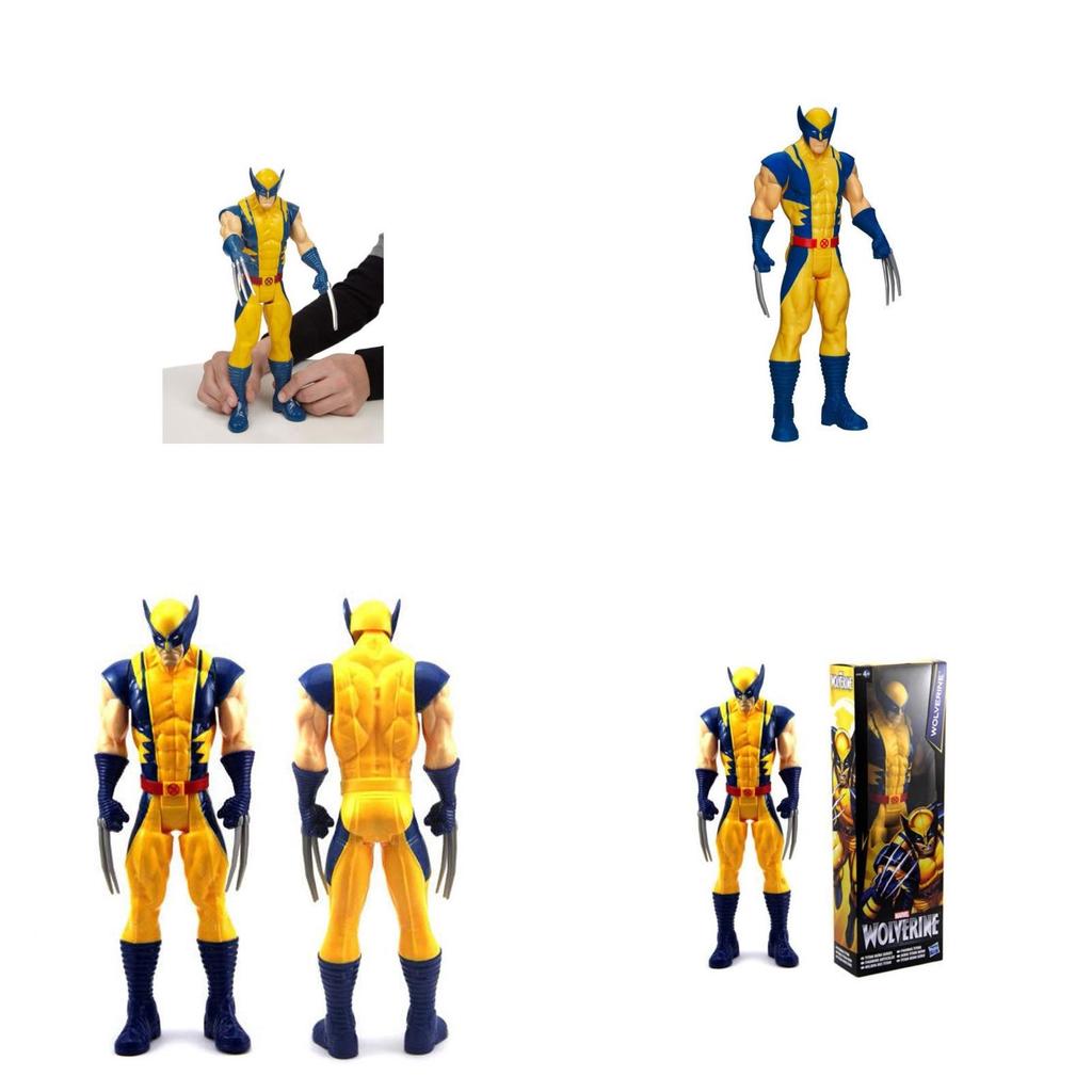 Люди Икс Росомаха Герой Титан 12-дюймовая ПВХ фигурка Идеально подходит для коллекционных игрушек для детей