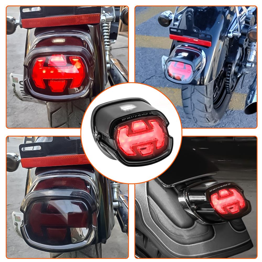 Светодиодный задний фонарь для мотоцикла Harley FLSTF Night Train Touring Softail Sportster Road King Electra Road Glide