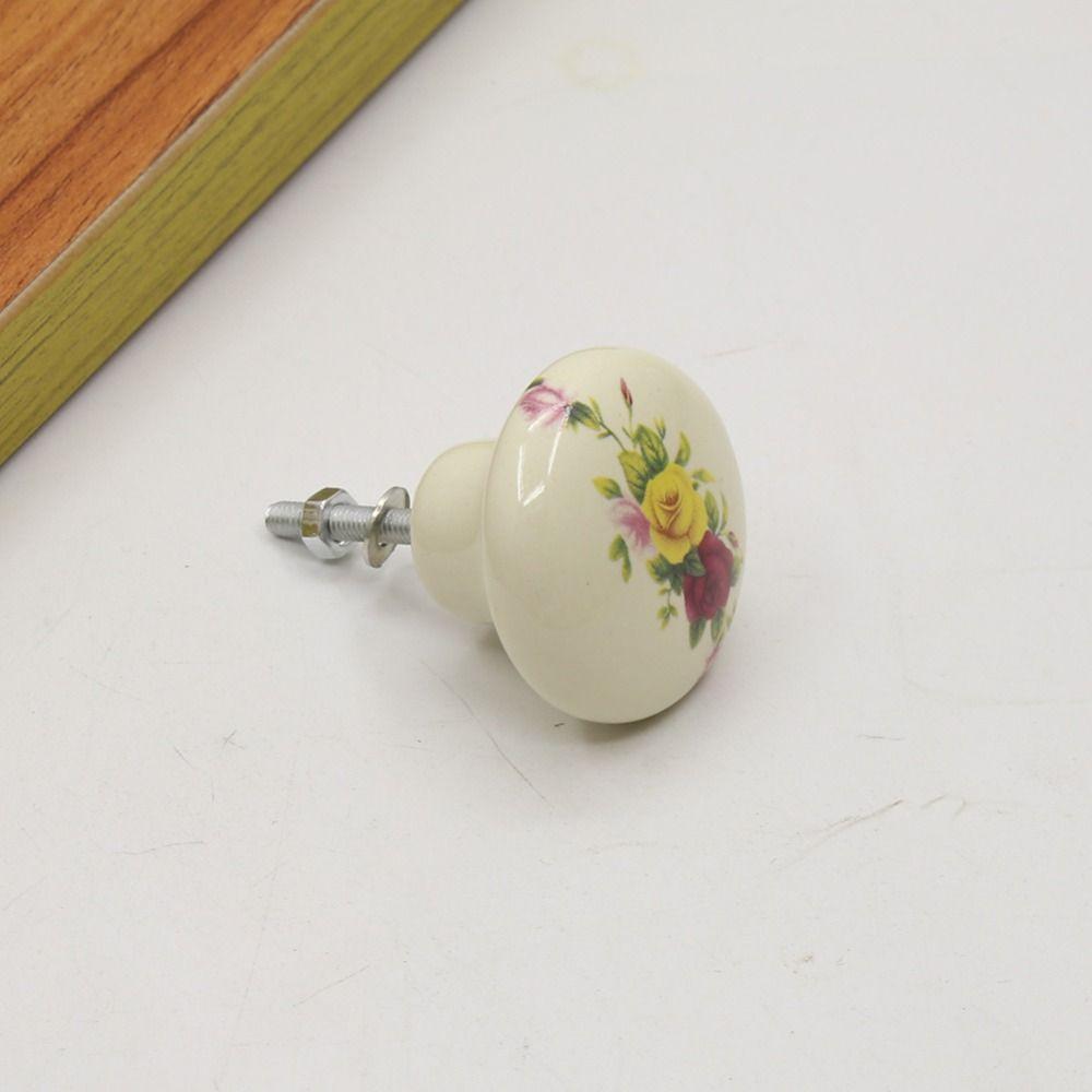 Single Hole Door Pull Handles Glazed color Drawer Knobs Simplicity Cabinet Knob Wine Cabinet