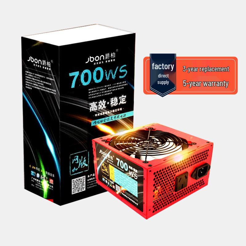 JAZPER 700W 400W Тихий блок питания для настольного ПК с поддержкой двух 6-контактных видеокарт