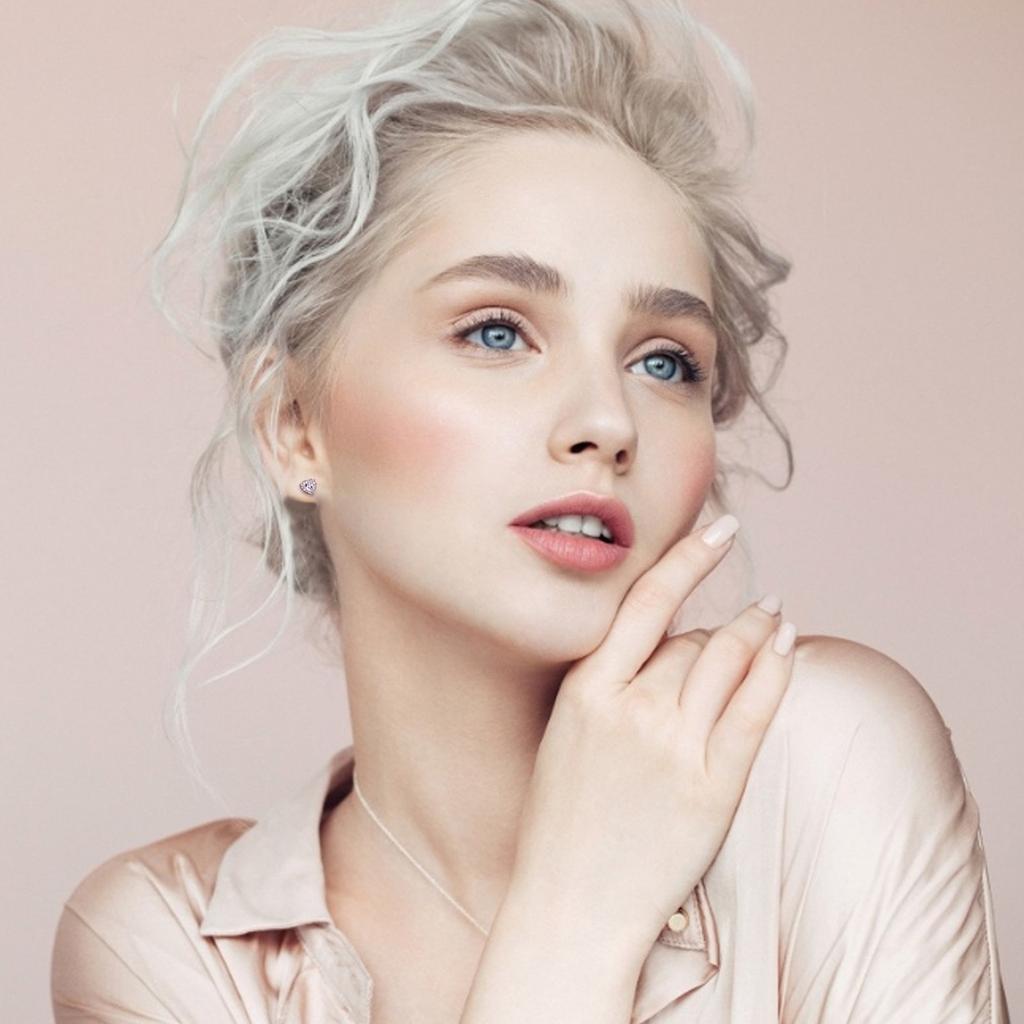 Серьги-гвоздики с бриллиантами для женщин, милые гипоаллергенные серьги-гвоздики в форме сердца с цирконием, модные подарки на годовщину дня рождения