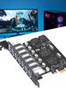 7-портовая USB 3.0 PCIe карта расширения 5 Гбит/с PCI Express карта USB 3.0 Передний контроллер Адаптерная карта для Windows 11/10/8/7/XP/Linux