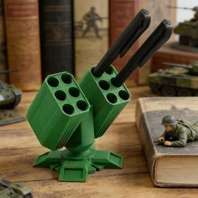 Подставка для ручек 12 отделений Раздельное хранение Гелевые ручки Карандаши Органайзер для стилусов 3D-печать Компактный Настольный