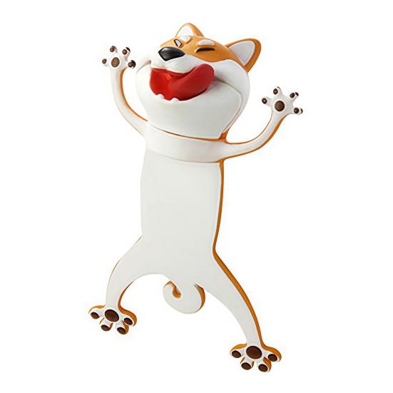 3D Закладка с животным Милая ПВХ Закладка с мультяшным персонажем для детей Читателей Забавный декор для стола Подарок на день рождения Рождество для студентов Любителей книг