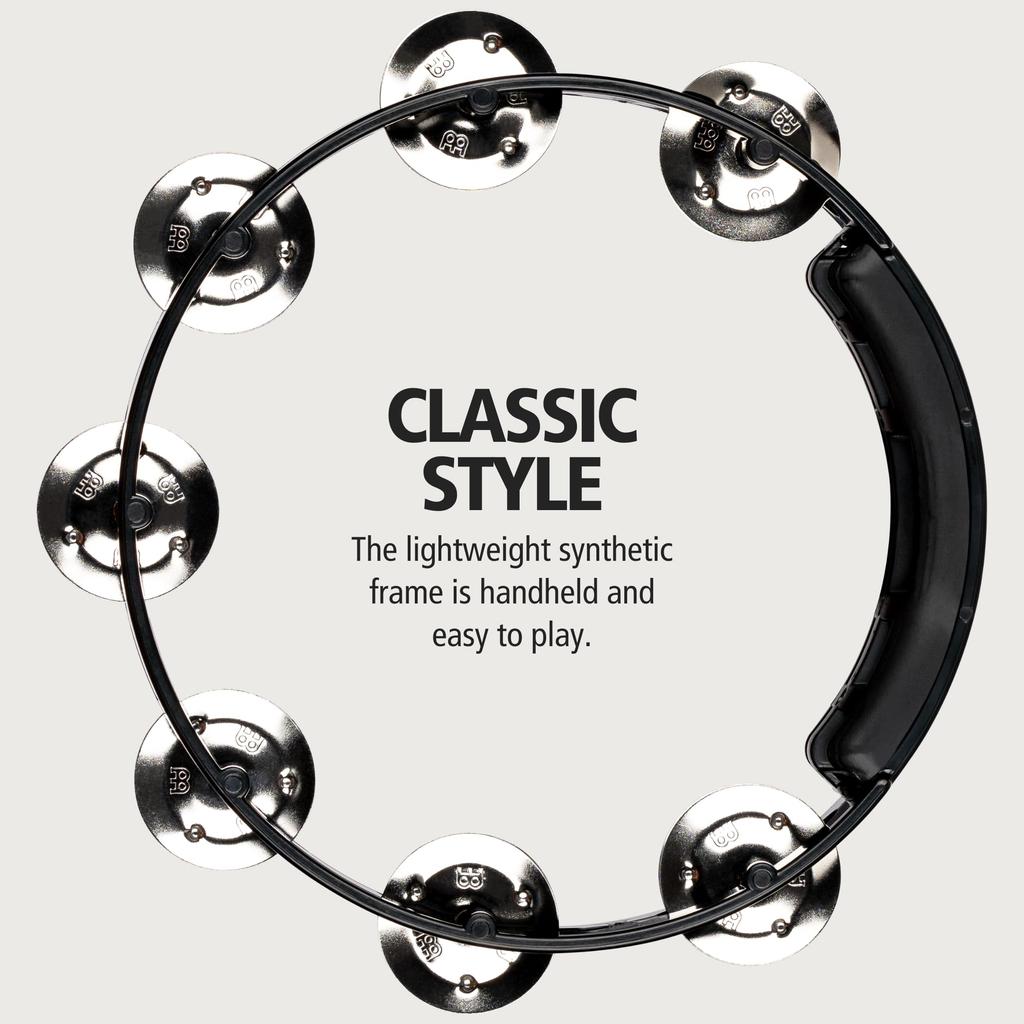 MEINL Percussion Headliner Series Tour Tambourine HTT8BK []