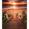 Алмазная вышивка Закат Пейзаж Полная Алмазная картина Вышивка крестом из страз Ручная работа