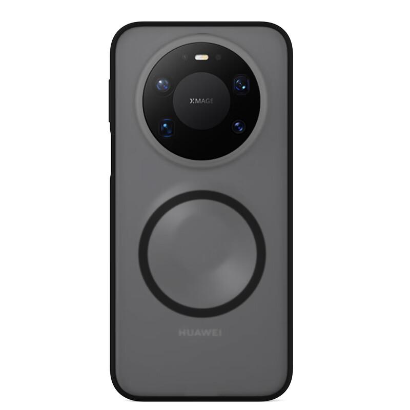 Mr. Blue Ape Huawei Mate 80 Pro Max Case Matte Soft Edge Skin-Friendly Magnetic Protective Cover Black