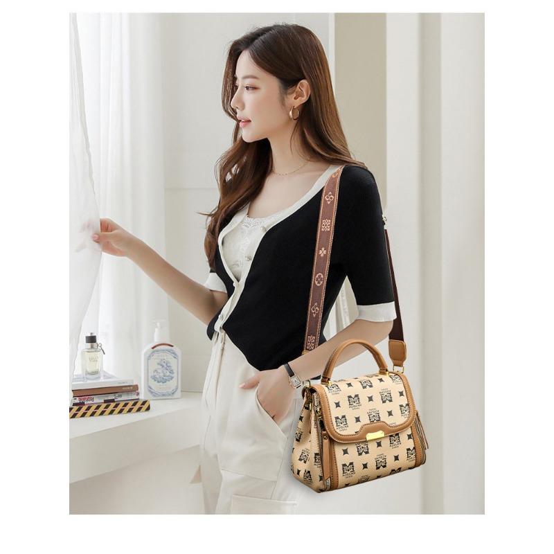 Большая вместительная ретро-сумка премиум-класса через плечо на одно плечо, маленькая квадратная сумка, универсальная сумка в корейском стиле среднего возраста