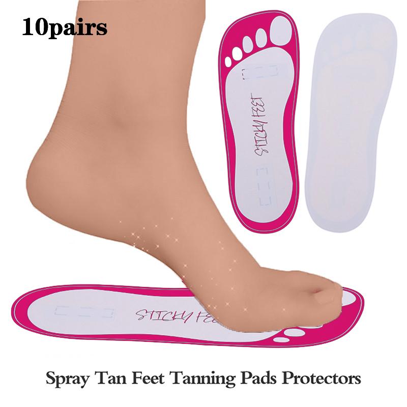 10 пар Eva Spray Tanging Feet Pads Protectors For Sunless Accessories Одноразовые нескользящие пляжные туфли для моря