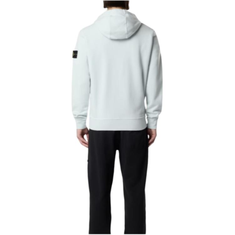 STONE ISLAND Толстовка с капюшоном на молнии, однотонная, с длинным рукавом, в рубчик, мужская sweatshirt L1S156100061S0051-V0041