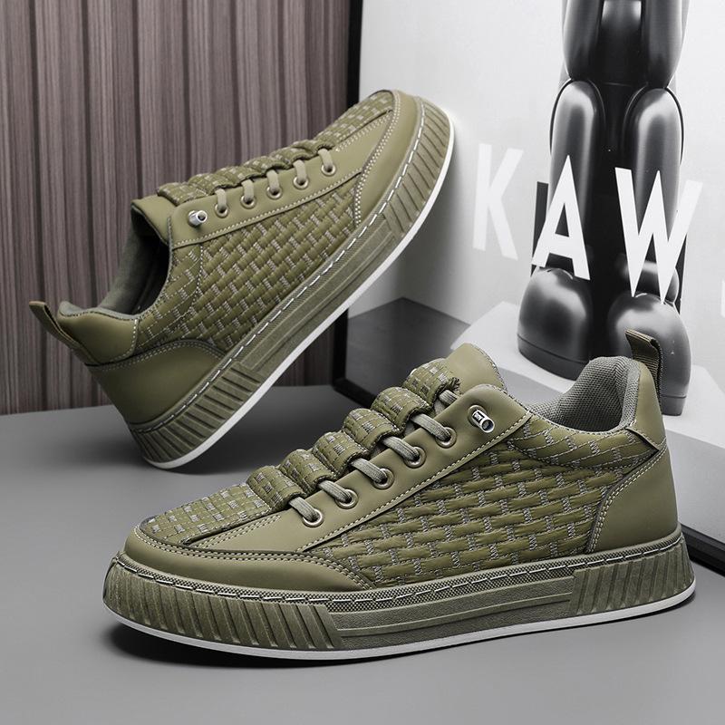 Мода 2025 Новые модные кроссовки на платформе для мужчин Повседневная обувь с высоким верхом Мужская обувь на плоской подошве Нескользящие спортивные кроссовки для бега Мужские весенние кроссовки