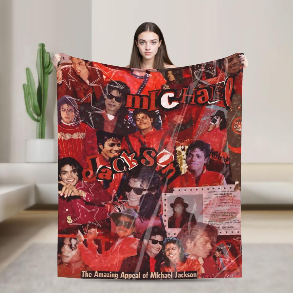 MJ Король Поп-музыки Майкл Дж-Джексон Супер Мягкое Одеяло Плюшевое Постельное Белье Пледы Смешной Диван Кресло Фланелевое Покрывало Чехол для Дивана-Кровати