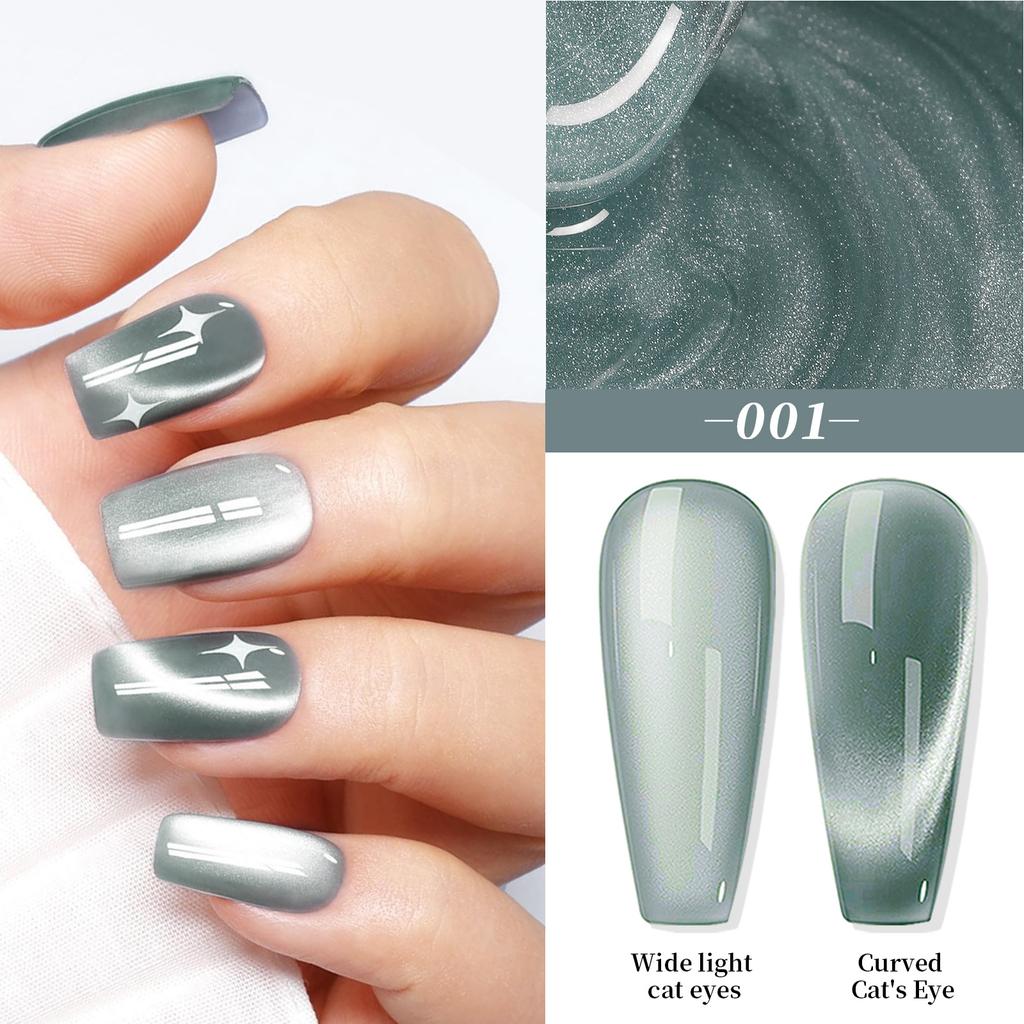 Nail Art Water Light Лак для ногтей Кошачий глаз Фототерапия Кристалл Широкий Лак для ногтей Кошачий глаз