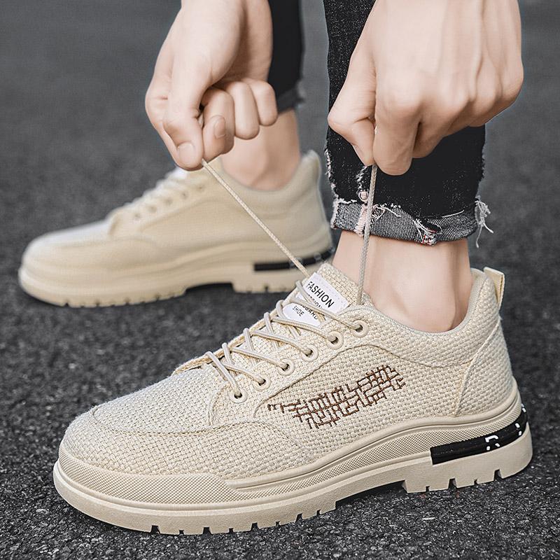 Fashion New Casual Sneakers Men's Brand Board Shoe Designer Platform Soft Soled Casual Breathable Lightweight Walking Vulcanized Shoes