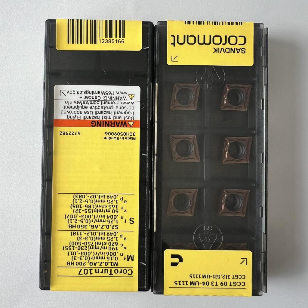 SANDVIK / CCGT09T304-UM 1115 / Original Swedish hard alloy blade 10 Pcs