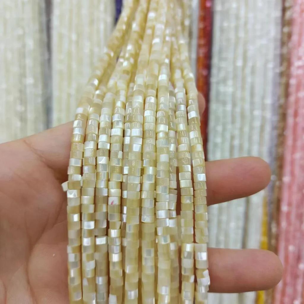 2*4 мм натуральные бусины из ракушки, подковы, материалы для самостоятельного изготовления ювелирных изделий для ожерелий, браслетов